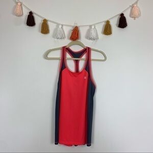 Victoria’s Secret Pink Gray Colorblock Tank Top Size Small